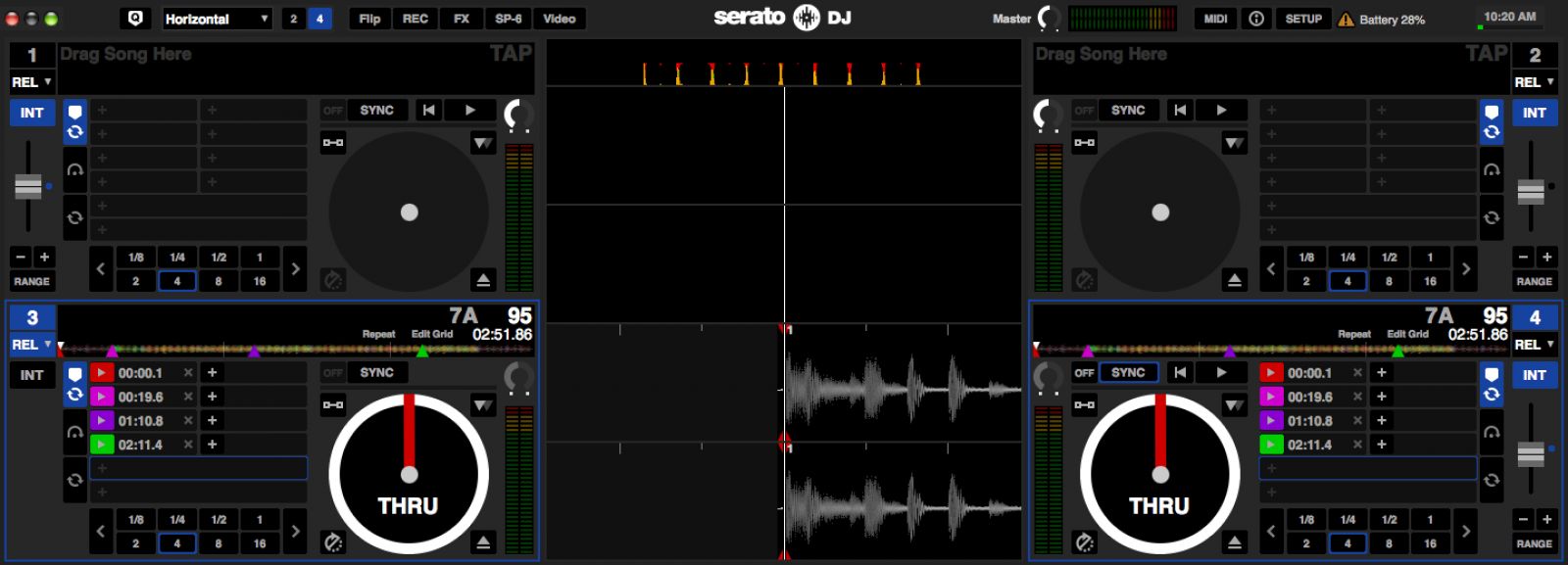 MC6000MK2 DVS SeratoDJSetupTHRU