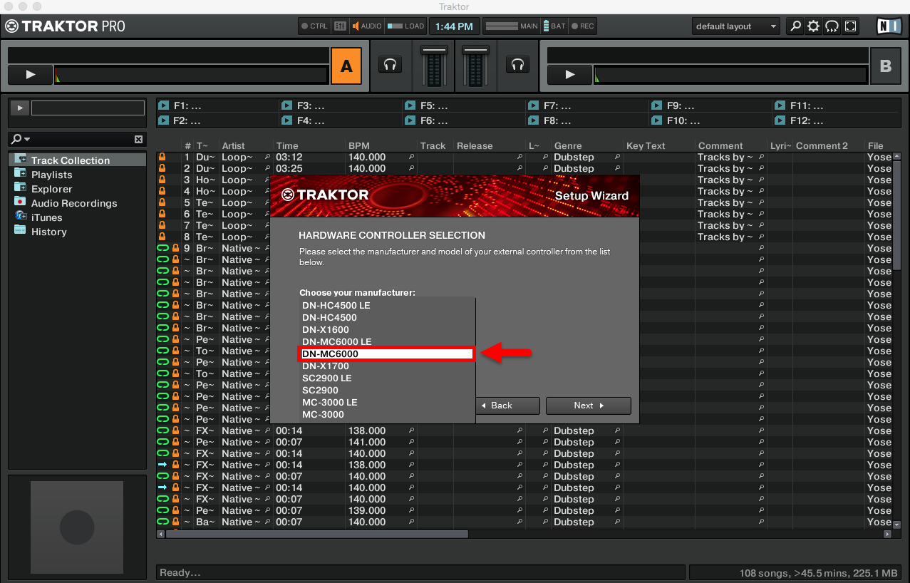 mc6000mk2 traktorpro2 7 Step 3