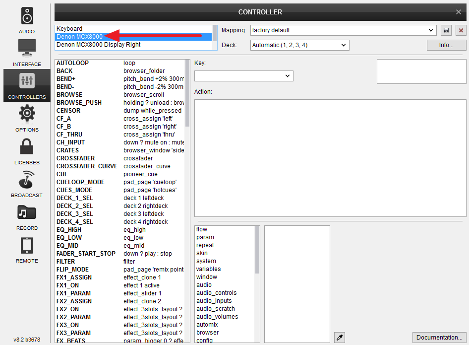 denondj mcx8000 VDJ Setup 2